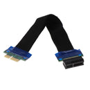 15cm PCI-E 1X Riser Card Flexible Ribbon Extender Extension Cable Cord