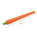 4 pcs Novelty Carrots Pen plastic Black ink Cute Vegetable for office and s Q1E9