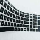 2 Pieces Silicone Laptop Notebook Keyboard Skin Cover For  15.6''BF Laptop