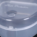 1pc dental box denture teeth storage case mouth guard container 6.4x6.5x3.5cm  Z
