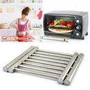 Stretchable Heat Insulation Hotel Pot Mat Stainless Steel Tableware Accessories