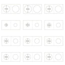 100PCS Cardboard Coin Holders  Mylar Coin Supplies 29/26.5mm