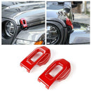 2Pcs/set Car Hood Lock Buckle Latch Bracket Trim For 2020 Jeep Gladiator JT