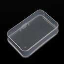 1Pcs Clear Plastic Transparent With Lid Storage Box Collection Container Case BX