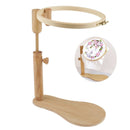 24Cm Stand Embroidery Hoop Wood Embroidery Cross Stitch Hoop Set Adjustable