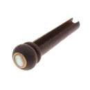 6 Pieces Wood Bridge Pins Shell Dot Inlay for Acoustic Guitar Rosewood