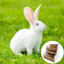 Rabbit Totoro Guinea Pig Hay Wooden Feeder Straw Frame Feeder Pine Cage Nat U4A3