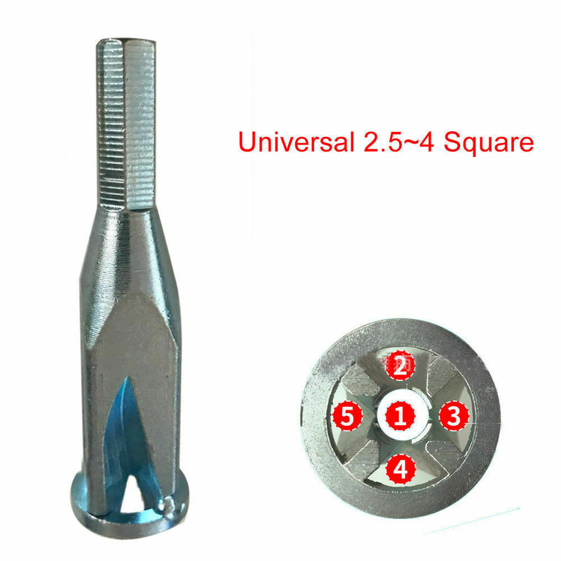 Universal Electrical Cable Twisting Quick Connector Drill Bit Wire Stripper Tool