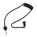 Monaural Headphone Air Tube Anti-radiation Earphone Stereo Headset Black