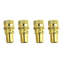 4 Set Tyre Deflators Anti-rust Tire Pressure Deflators Waterproof 6-30 PSI