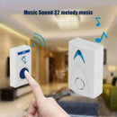 Nice 100M Remote Waterproof LED Wireless Doorbell 32 Door Songs Bell Chime New