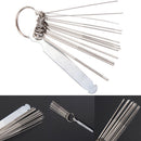 Guitar Bridge Saddle Nut Files Set For Bass Luthier Ukulele With 9pcs Sand Paper