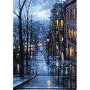 Street 5D DIY Diamond Painting Full Round Drill Cross Stitch Craft (L1032)