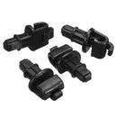 4X Black Odyssey 05-10 Sliding Door Sun Shade Hook Clips Kit NTJ 3C