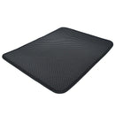 Pet Cat Litter Mat EVA Double-Layer Cat Litter Trapper Mats with Waterproof