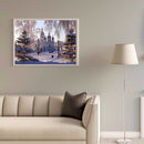 Diamond Painting Snowy Scenery 5D Full Round Wall Picture 40x30cm (V697)