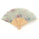 Chinese Folding Silk Pocket Flower Hand Fan Wedding Dance Party Color Random 3C