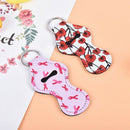 Waterproof Neoprene Floral Colourful Lipstick Chapstick Lip Balm Holder TEUS