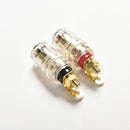 2X  Amplifier Speaker Terminal Binding Post Banana Plug Jack Socket Connector GT