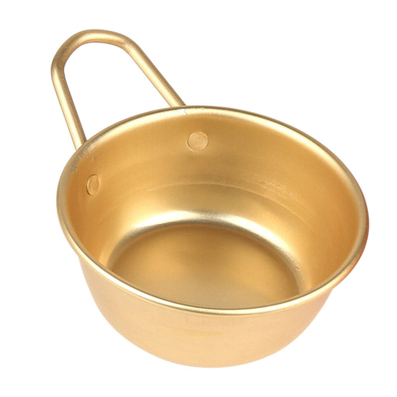 Korean   Rice Wine Makgeolli Aluminum Liquor Bowl with Handle