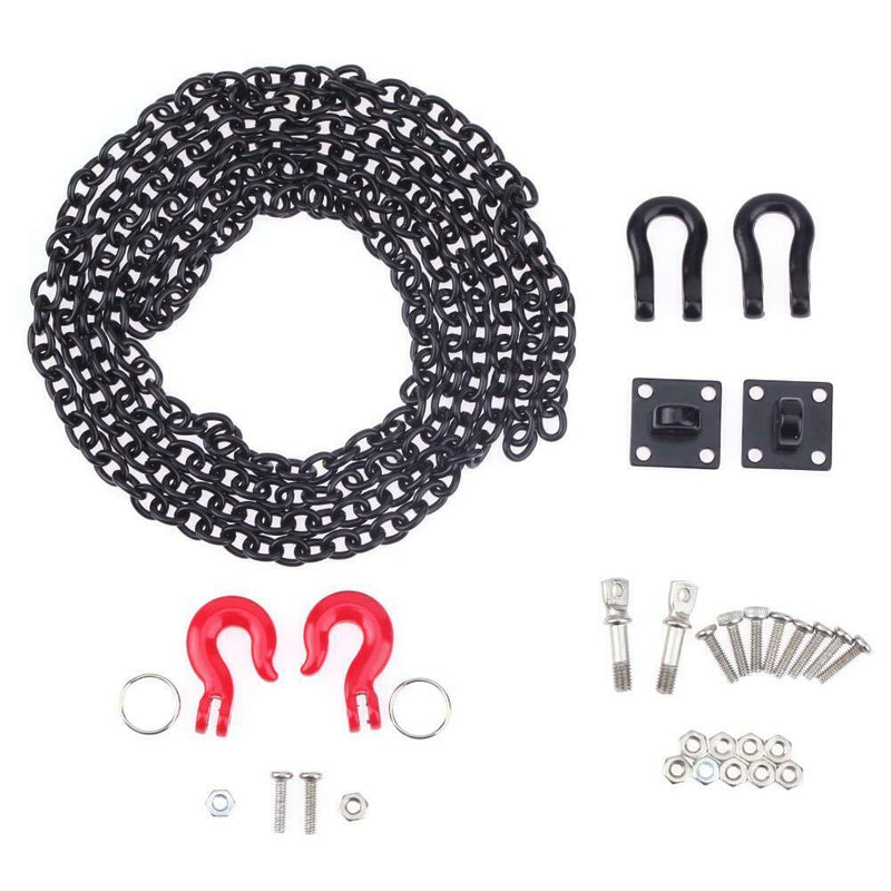 2pcs Metal Lock Catch Tow Chain RC Car Crawler Accessories for Traxxas Hsp