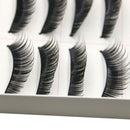 10 Pairs Pro False Eyelashes Black Eye Lashes Long Natural For Makeup Attractive