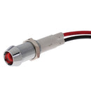 10mm 12VDC Car Truck Red LED Indicator Dash Light Lamp with 200mm Wire