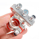 2Pcs Car Black Red Battery Terminals Metal Replacement Clamp ElectricConnecto!j