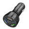 Black 7A Portable 3 USB Ports Car Charger + Charging Cable For DJI Mavic Mini