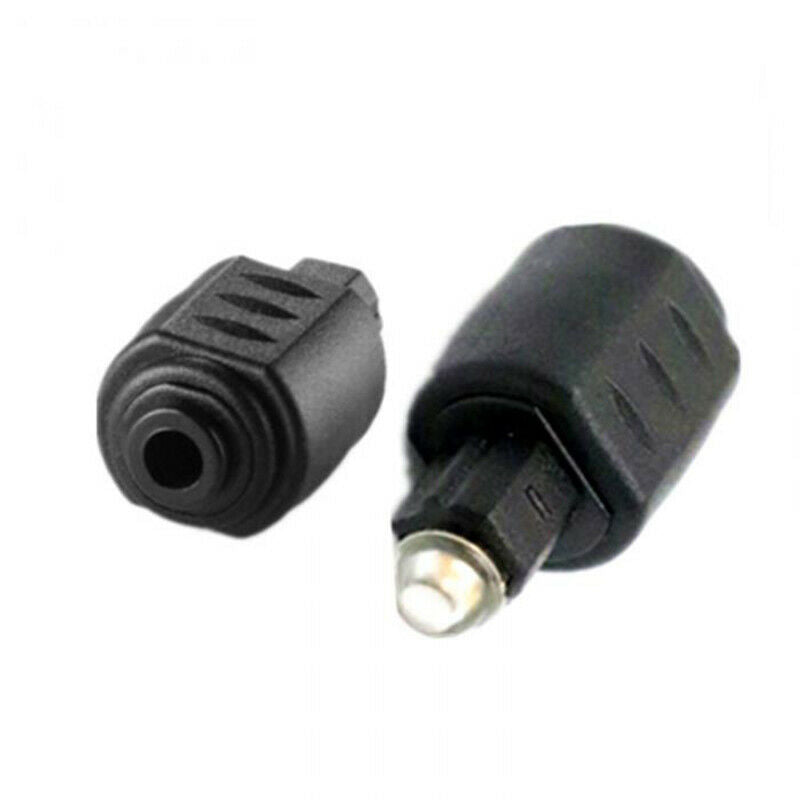 Mini Optical Audio Adapter 3.5MM Female Jack To Digital Toslink Male Plug f Y5O3