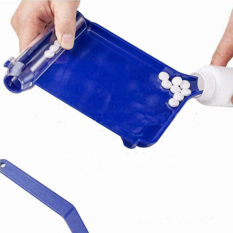 Portable Pill Dispenser Practical Plastic Safe Pill Counting Dispenser Hot! W2T5