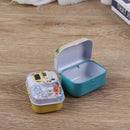 Mini Tin Storage Case Organizer Container Flip Cover Jewelry Candy Small BoxBX