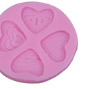Cake mold love pattern candy silicone chocolate mold handmade soap pudding m .
