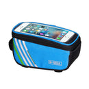 Bicycle Cycling Bike Frame Front Tube Waterproof Mobile Phone Blue5.0inch