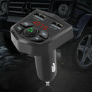 Hands-free Bluetooth 5.0 Car Kit FM Transmitter USB Charger Adapter MP OPX