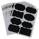 72x Jar Chalkboard Spice Blackboard Label Labels Stickers Marker Pen Bottle T Gw