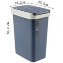 Trash Can Plastic Waste Bins Office Kitchen Living Room Bathroom Rectangula