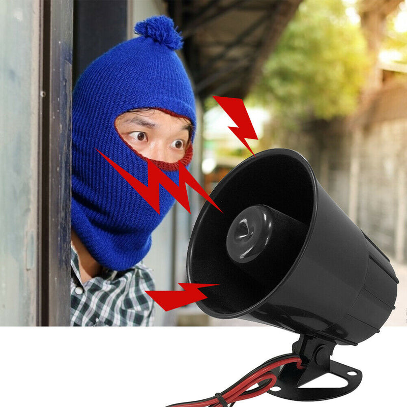 125dB Loud Warning Alarm Siren Universal for Truck Boat Tractor Ship 24V