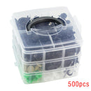 500Pcs Car Door Panel Trim Fenders Bumper Rivet Retainer Push Pin Clips CGY