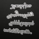 4pcs Scrapbook DIY Album Card Paper Card Maker Metal Die Cutting
