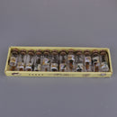 12 Pieces Empty Glass Wish Bottles Mini Small Glass Bottle DIY Pendant Necklace