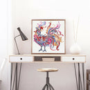 5D DIY Special Shaped Diamond Painting Rooster Embroidery Mosaic Craft Kit