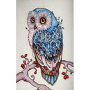 5D DIY Diamond Painting Cute Blue Bird Cross Stitch Embroidery Mosaic Kit
