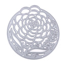 Metal cutting dies round circle flowers with leaf Scrapbook album invitatio