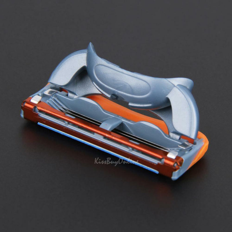 8x Stainless Steel Safety Sharp 5-Layer Blade Head Replacement for Shaving Razor