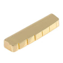 42mm Slotted Brass Metal String Nut for 6-String LP Electric Bass Guitar A