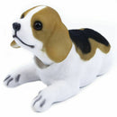Car Decor Bobbing Head Beagle Nodding Dog Black White Light Brown R8T7