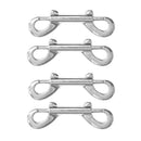 4x  Heavy Duty Double End Snap Trigger Clips Key Holder Carabiner for Keyring