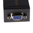 2Pcs VGA Extender Adapter Over to RJ45 Cat5e Cat6 Ethernet Cable Converter