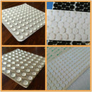 100Piece Silicone Rubber Feet Bumpons Clear Round Self Adhesive Anti Slip Circle